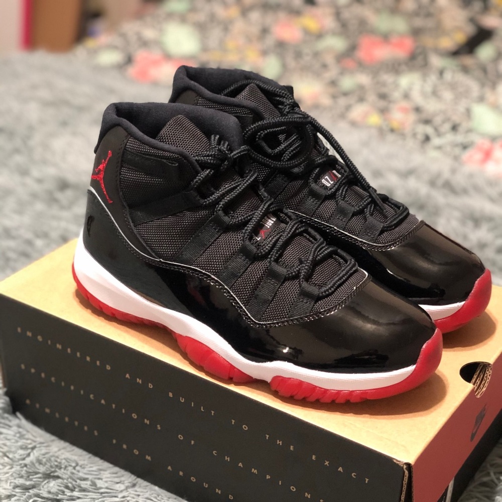 AIR JORDAN 11 RETRO "BRED" 378037-061 2019 RELEASE